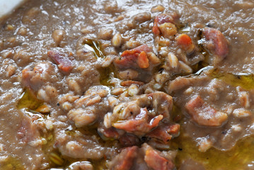 Minestra di farro e prosciutto - Primi della cucina toscana