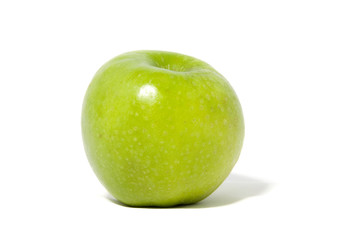 Green apple isolated on white background