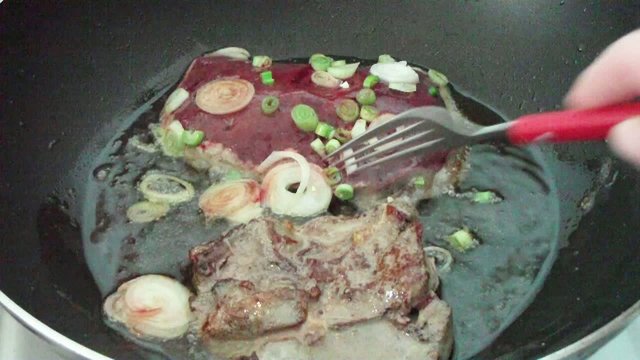 Fleisch wenden