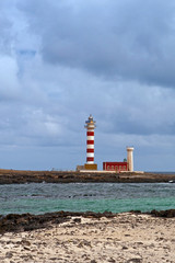 Fototapeta premium The lighthouse Faro de Toston, Fuerteventura.