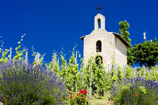 Chapel of St. Christopher, L&acute;Hermitage, Rh&ocirc;ne-Alpes, France