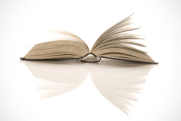 book on the white background