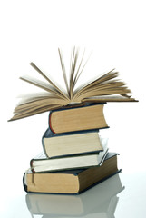 book on the white background