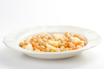 chickpeas delicious homemade carrot and potato dish