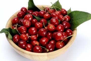 bowl with cherries