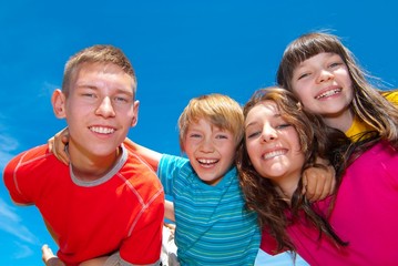 Obraz premium Happy children