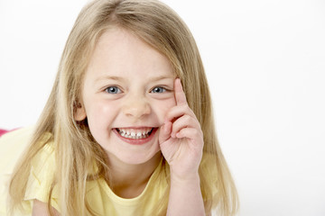 Portrait Of Smiling Young Girl