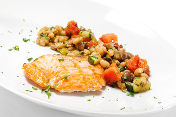 Salmon with Vegetables