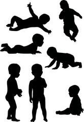 baby silhouettes collection