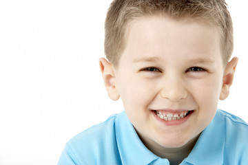 Portrait Of Smiling Young Boy