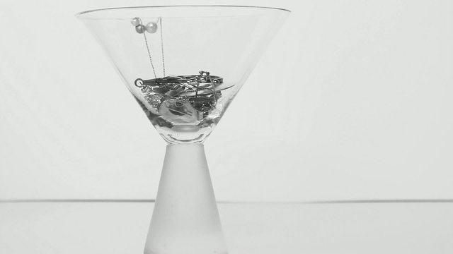 Schmuck im glas