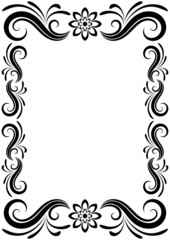 Floral frame