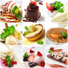 Dessert Collage