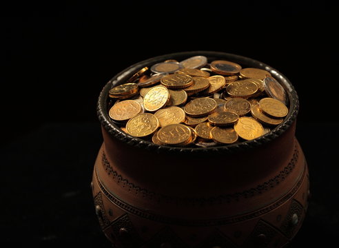 Pot Of Golden Coins