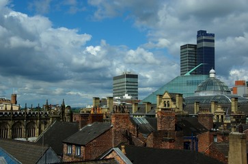 Manchester: Blick über die Innenstadt