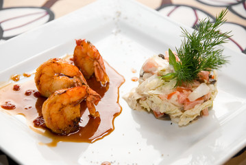 Shrimp dish