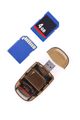 Memory card and card reader