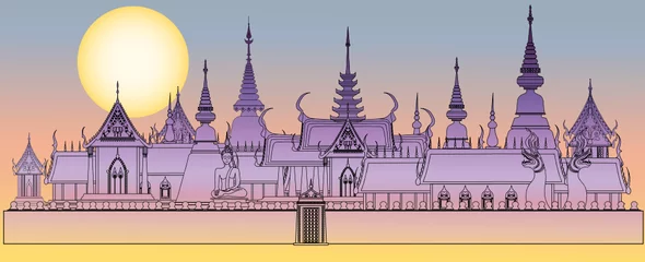 Foto op Plexiglas Bangkok royal palace © Isaxar