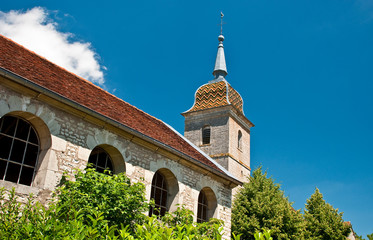 Ray-sur-Saône, l'église et le lavoir