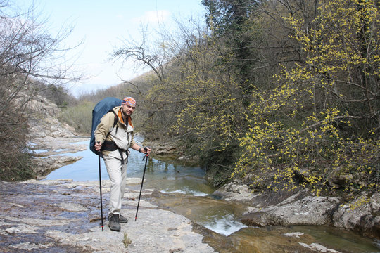 Hiking in the Crimea mountains