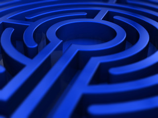 blue labyrinth