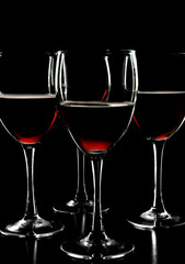 red wine cups