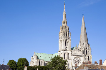 Fototapeta na wymiar Cathédrale de Chartres, France