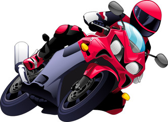 Obraz premium Vector motorbike