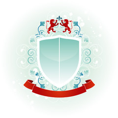 Coat of Arms. Vector illustration.