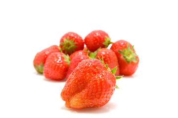 strawberry isolated on white background