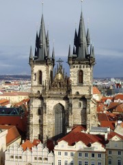 Obraz premium Church of Our Lady before Tyn, Prague