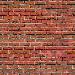 Seamless tile pattern of a clay brickwall