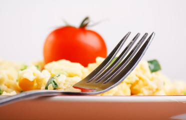 Omelette with vegetables