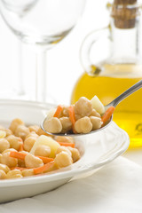 chickpeas delicious homemade carrot and potato dish