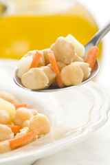 chickpeas delicious homemade carrot and potato dish