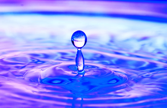 Ripples from a water drop