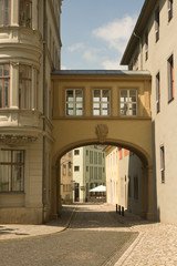 Fototapeta premium Durchgang zum Grünen Markt