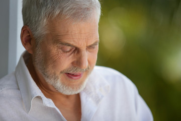 Portrait d'un homme senior