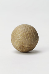 Closeup of vintage golf ball 1