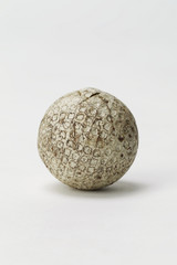 Closeup of vintage golf ball 2