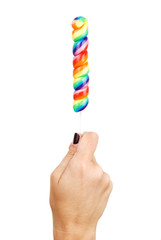 Colourful lollipop