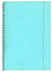Old squared notebook