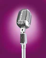 Fototapeta premium vintage microphone