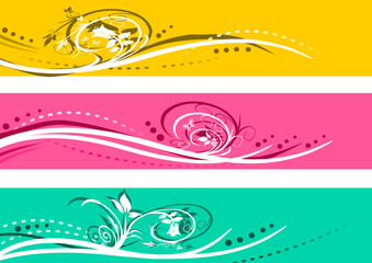 Blumen Design mit Tribal