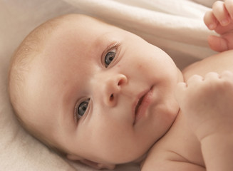 Cute newborn baby