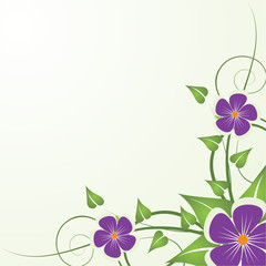 abstract floral background with place for your text