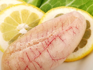 cod roe with lemon and salad © Stine Lise Nielsen