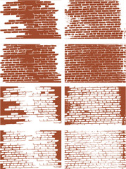 the vector brick wall set
