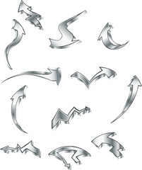 tree-dimensional arrows