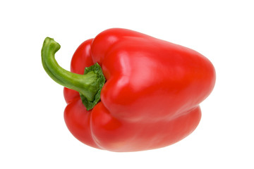 Red pepper isolated over white